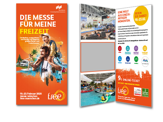 1/3 Seite Anzeige im f.re.e Visitor Guide