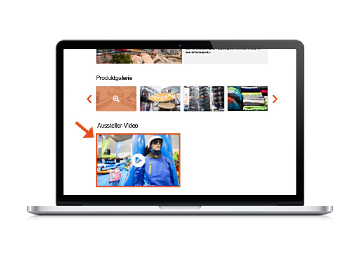 Video on your exhibitor profile