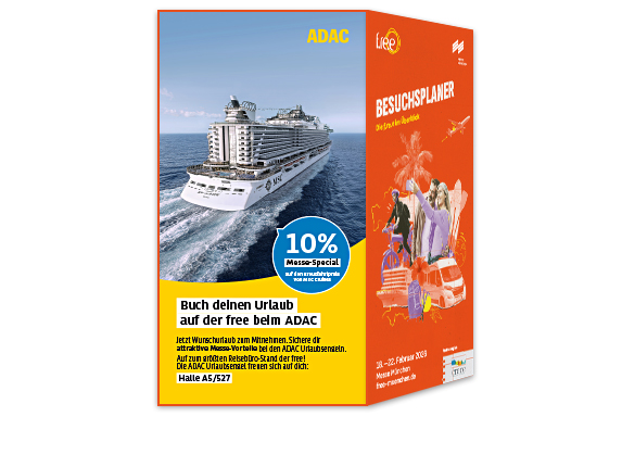 Anzeige auf dem Rücktitel (U4) im f.re.e Visitor Guide