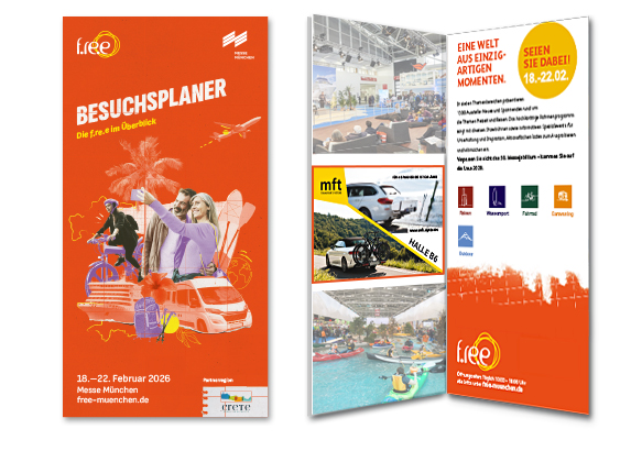 1/3 Seite Anzeige im f.re.e Visitor Guide